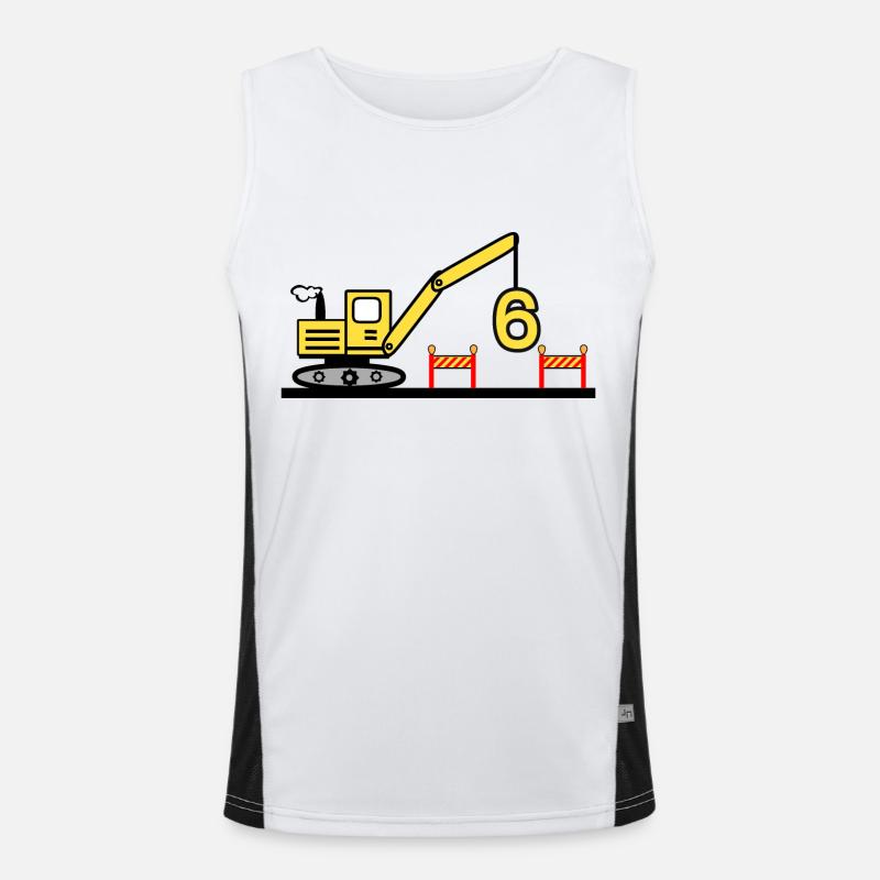 Bagger Funktionelles Kontrast-Tank Top für Männer 