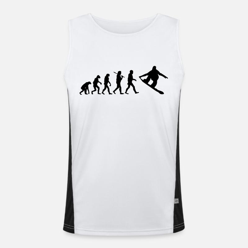 Snowboarding Men's Functional Contrast Tank Top 