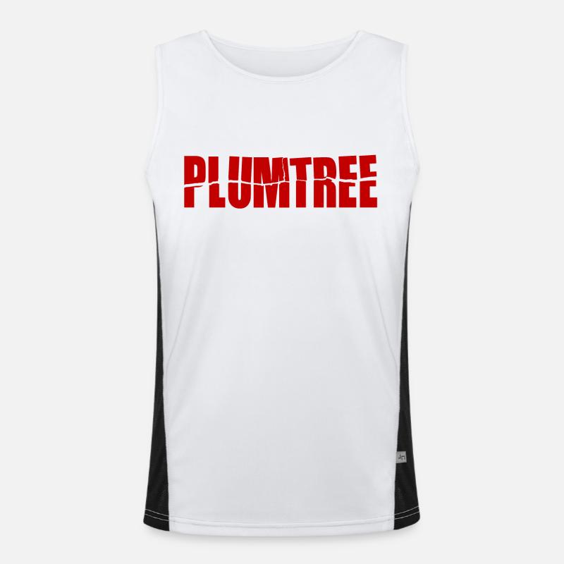 Plumtree Scott Pilgrim - Men's Functional Contrast Tank Top  - white/black