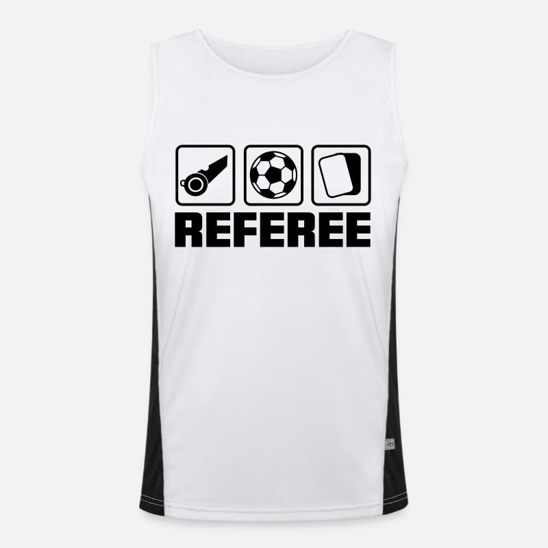 referee Men's Functional Contrast Tank Top 