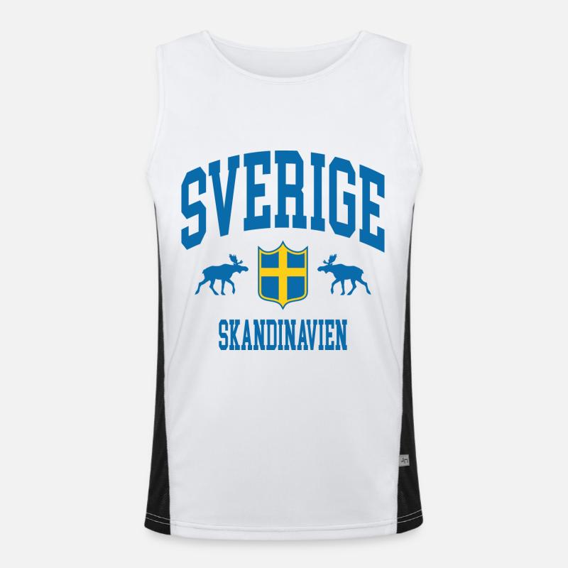 Suède Débardeur respirant contrasté Homme 