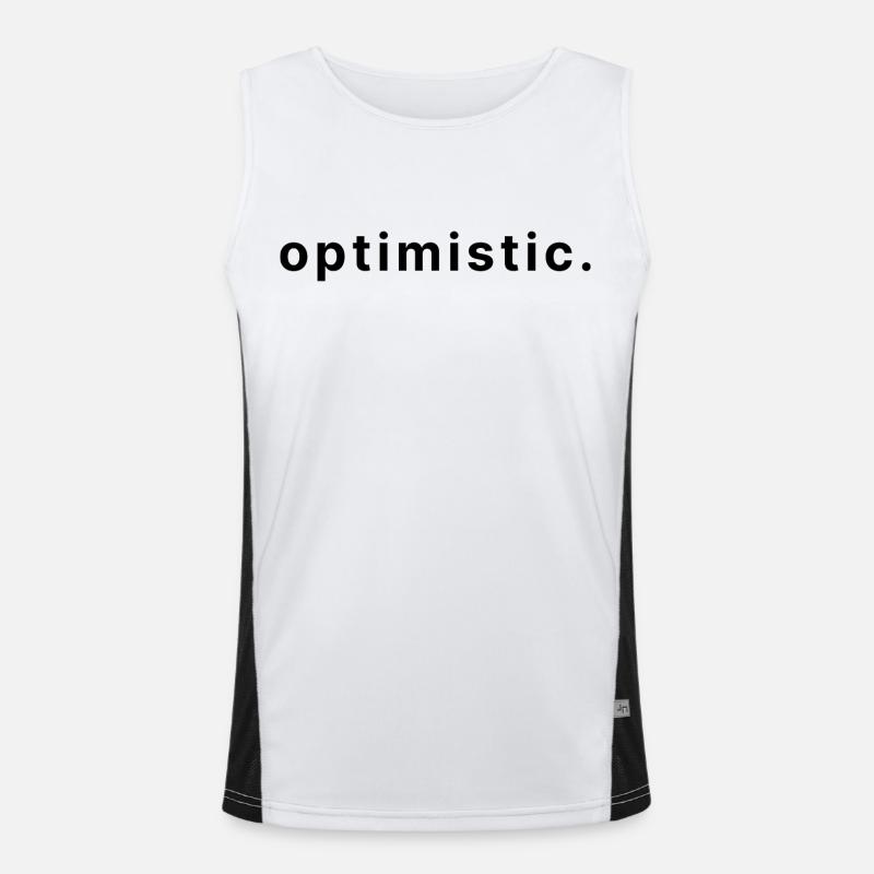 optimistic. Funktionelles Kontrast-Tank Top für Männer 