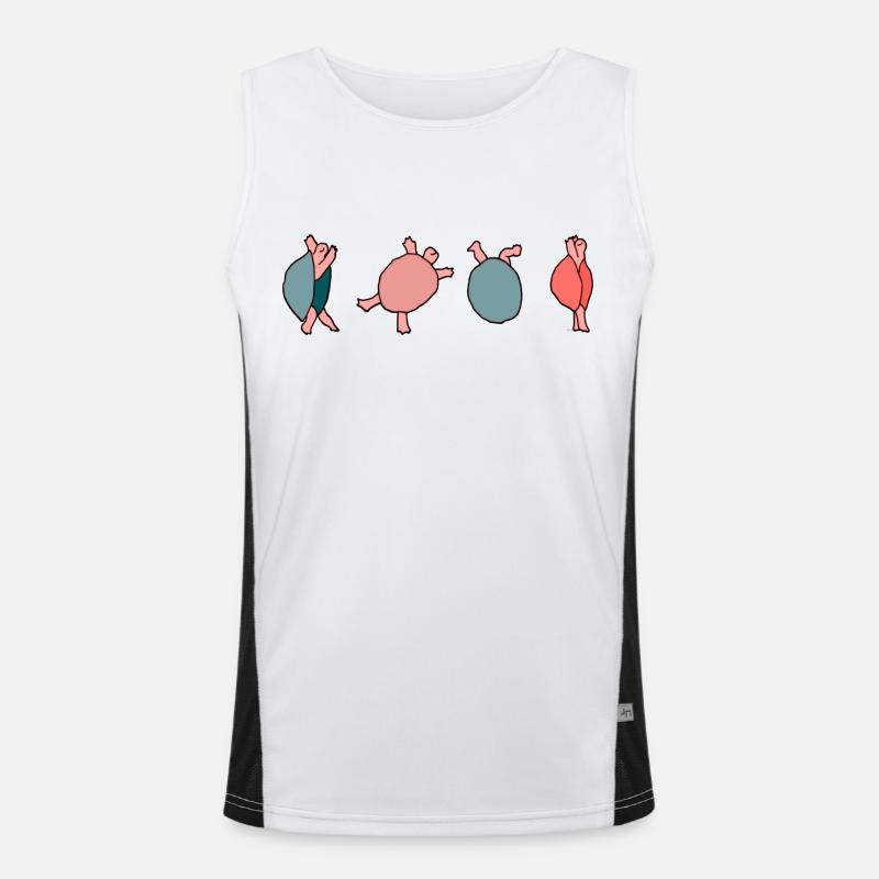 Roue Débardeur respirant contrasté Homme 