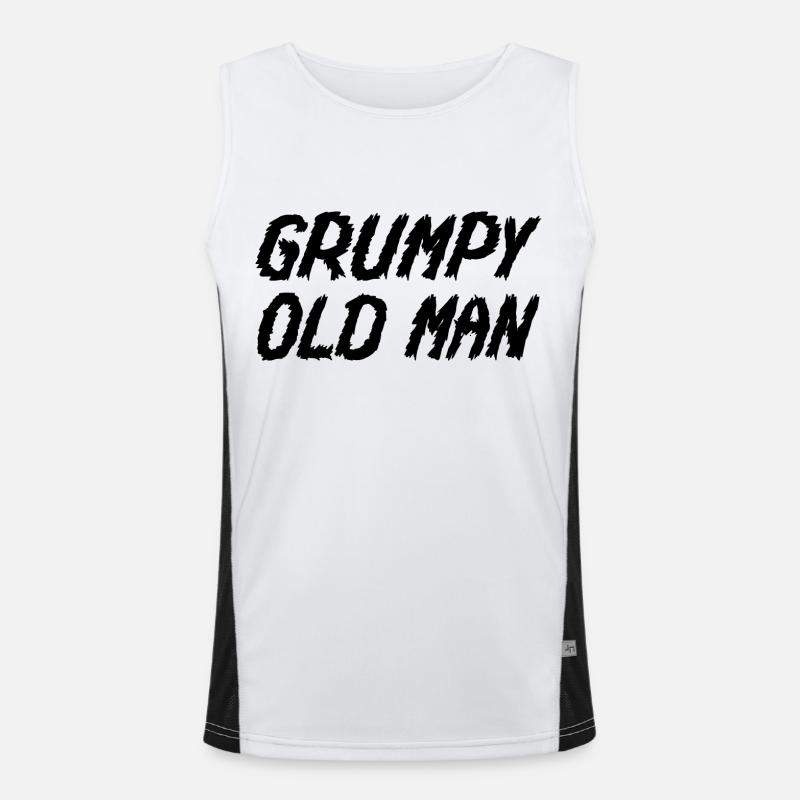 GRUMPY OLD MAN Men's Functional Contrast Tank Top 