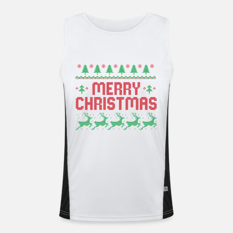 Joyeux Noël Débardeur respirant contrasté Homme 