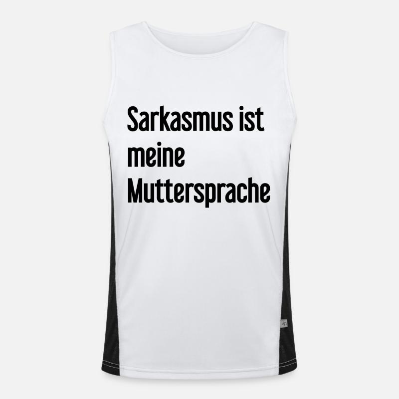 Sarcasm Pro Men's Functional Contrast Tank Top 