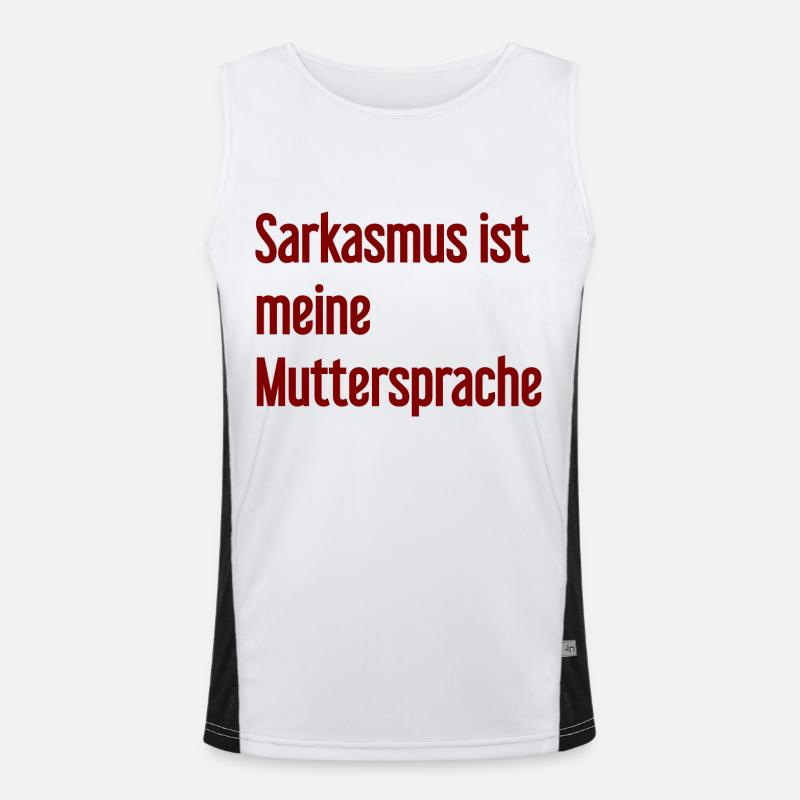 Sarcasm Pro Men's Functional Contrast Tank Top 