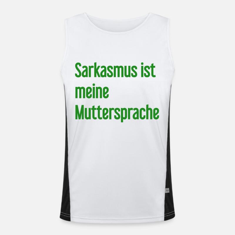 Sarcasm Pro Men's Functional Contrast Tank Top 