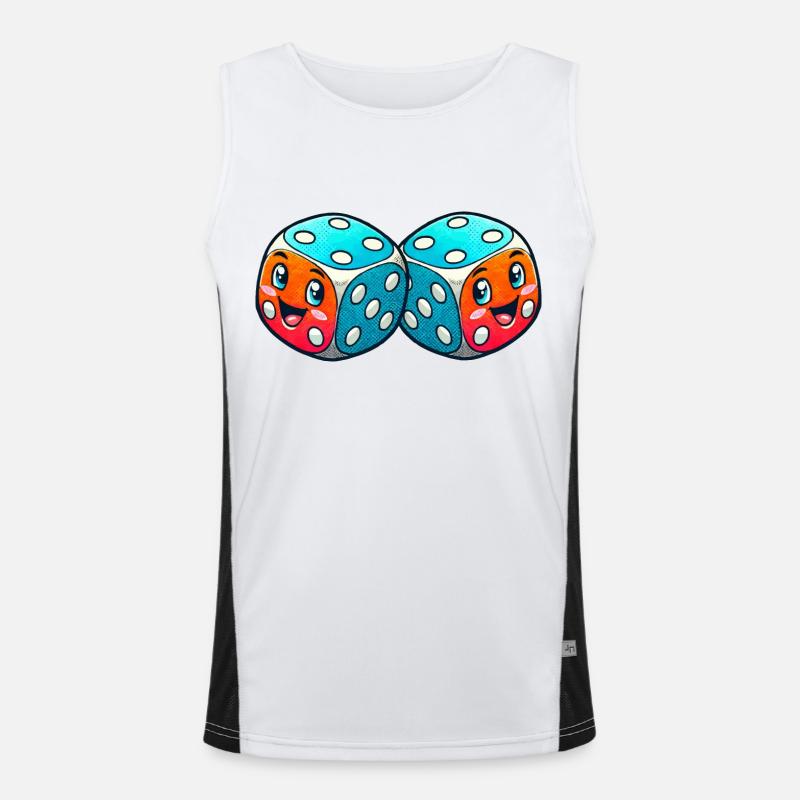 Cube Comic Men's Functional Contrast Tank Top 