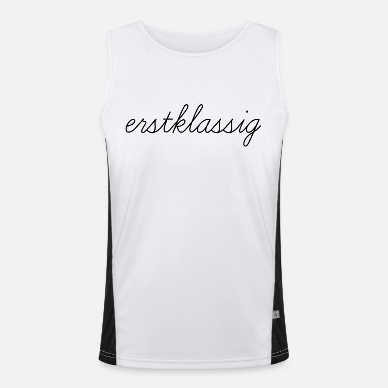 first-class Men's Functional Contrast Tank Top 