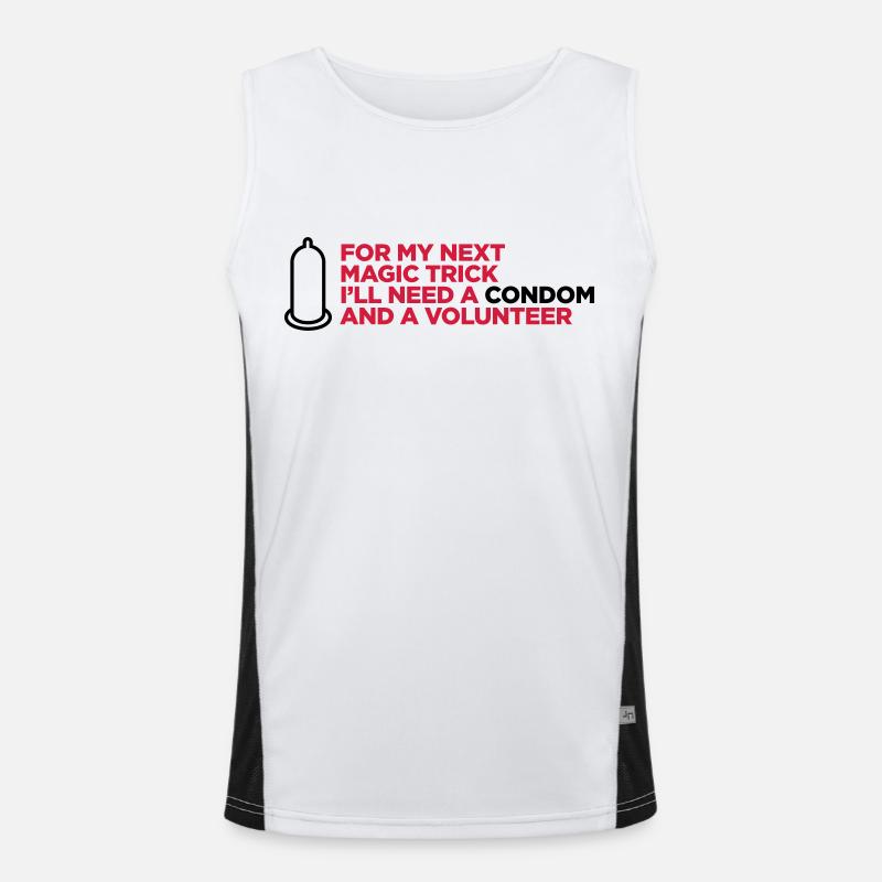 My dirty magic trick! Men's Functional Contrast Tank Top 