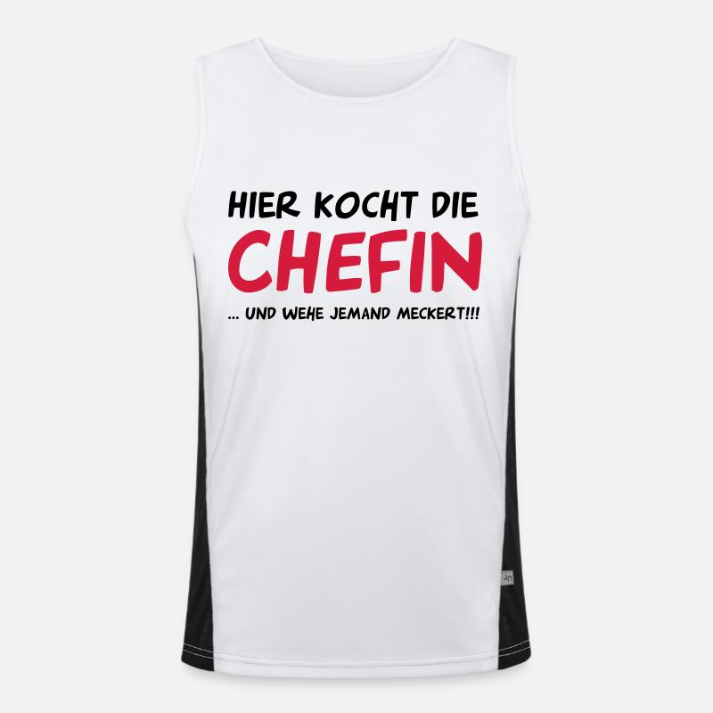 Chef Men's Functional Contrast Tank Top 