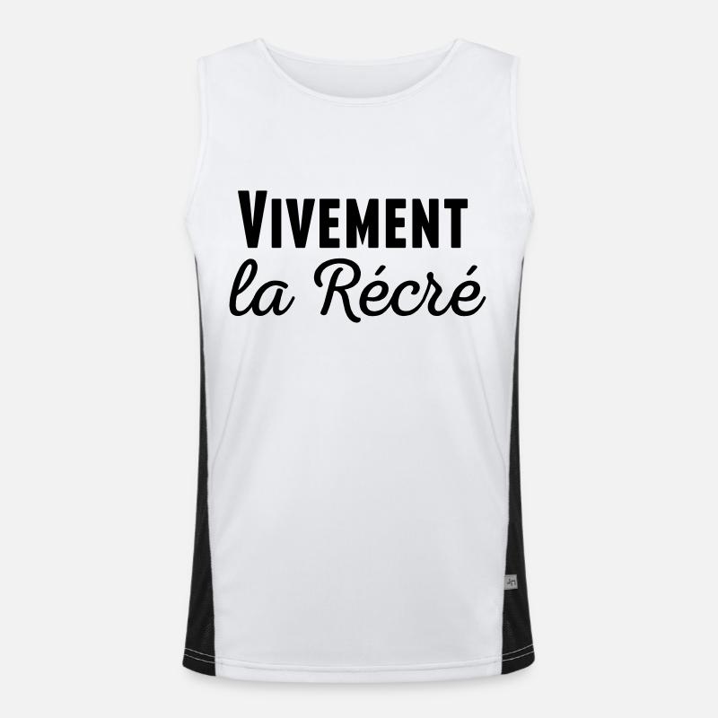 Vivement la récré Débardeur respirant contrasté Homme 