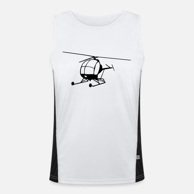 helicopter TH55 osage Men's Functional Contrast Tank Top 