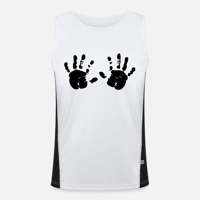 Mains / Seins Débardeur respirant contrasté Homme 