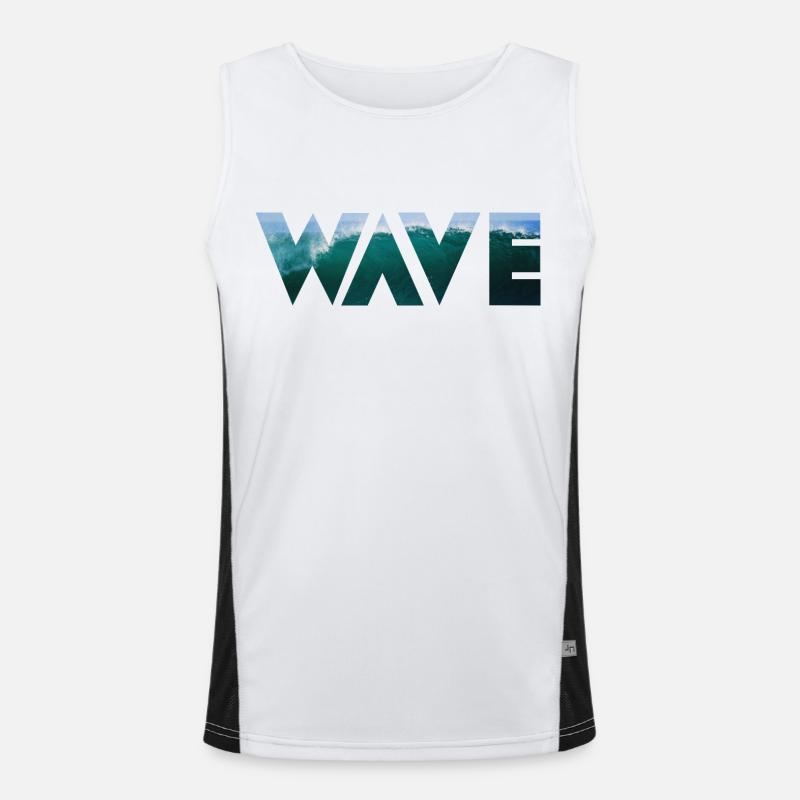 Wave - Arbre Débardeur respirant contrasté Homme 