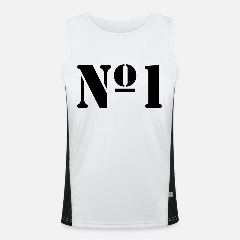 no1 Men's Functional Contrast Tank Top 