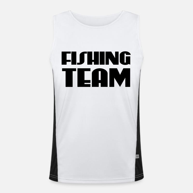 Fishing Team Men's Functional Contrast Tank Top 