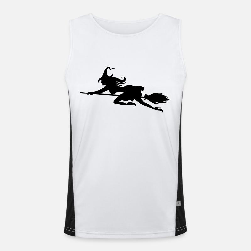 Hexe T-Shirt machs selber Funktionelles Kontrast-Tank Top für Männer 
