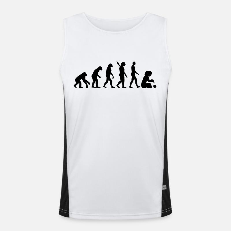 Stricken Funktionelles Kontrast-Tank Top für Männer 