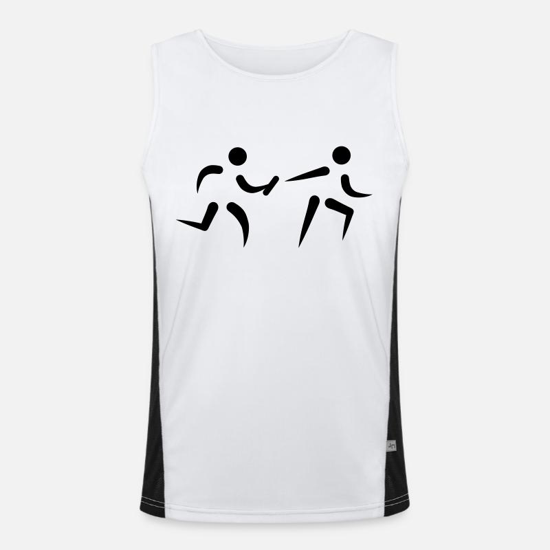 Course relais Débardeur respirant contrasté Homme 