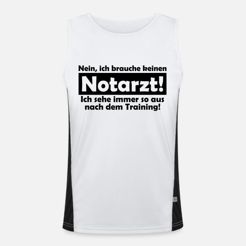 Training Funktionelles Kontrast-Tank Top für Männer 