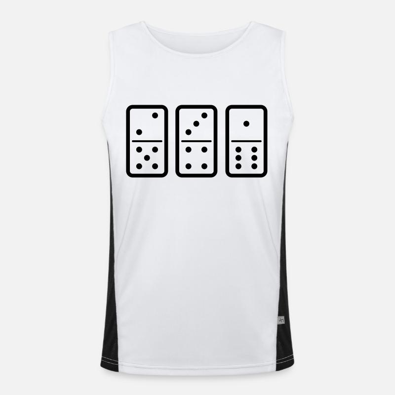 domino Men's Functional Contrast Tank Top 