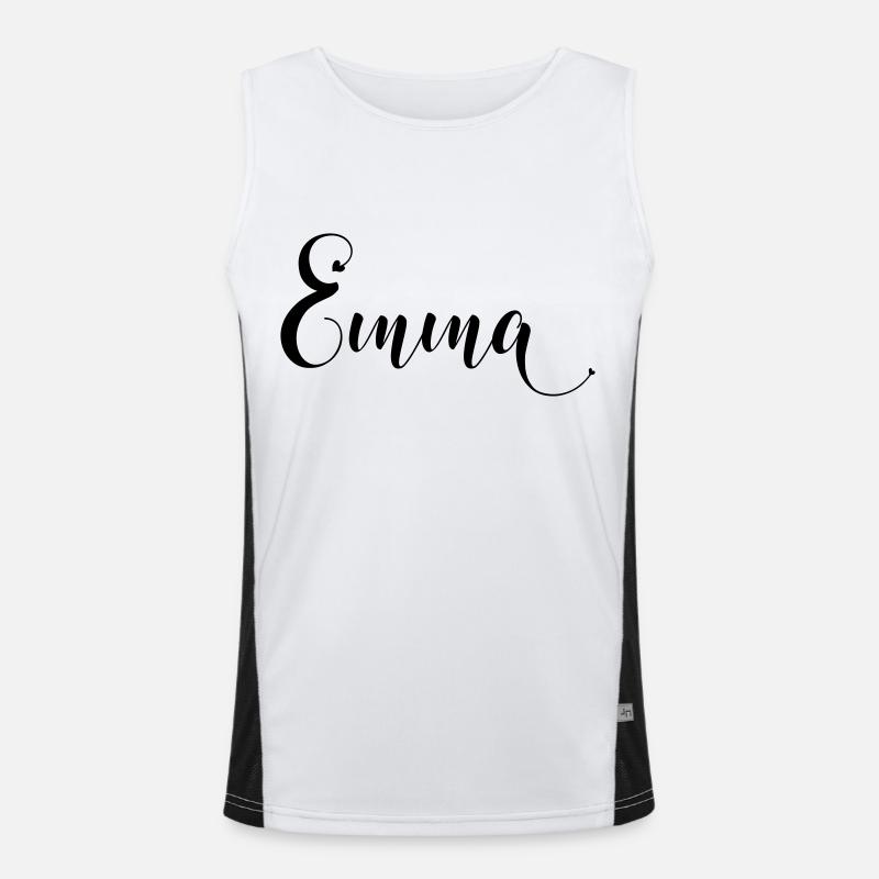 emma Funktionelles Kontrast-Tank Top für Männer 