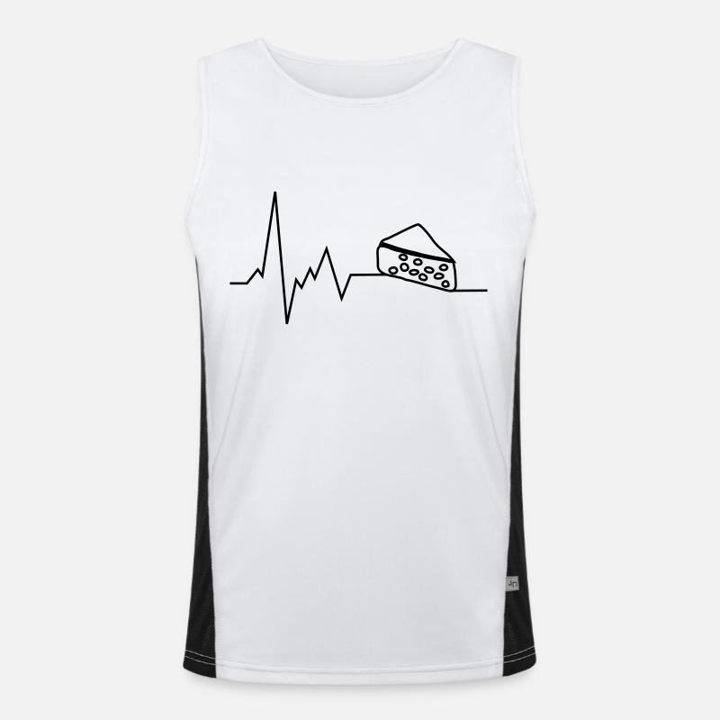 Fromage Heartbeat Débardeur respirant contrasté Homme 