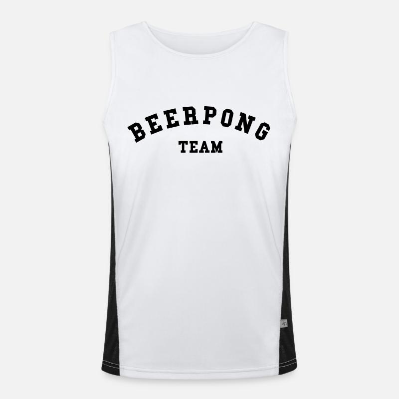 BEERPONG TEAM Débardeur respirant contrasté Homme 