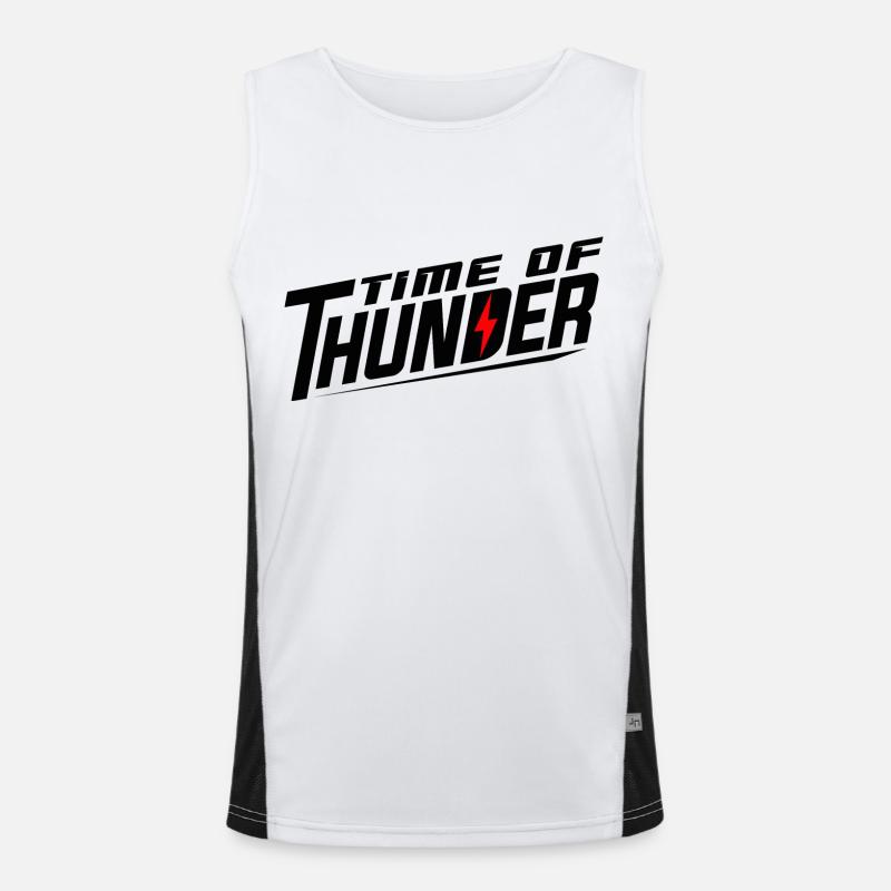 FLASH VARIATIONEN Funktionelles Kontrast-Tank Top für Männer 