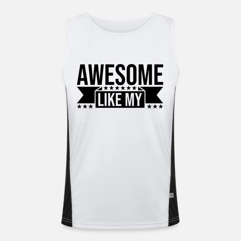 Insérer du texte génial comme Débardeur respirant contrasté Homme 