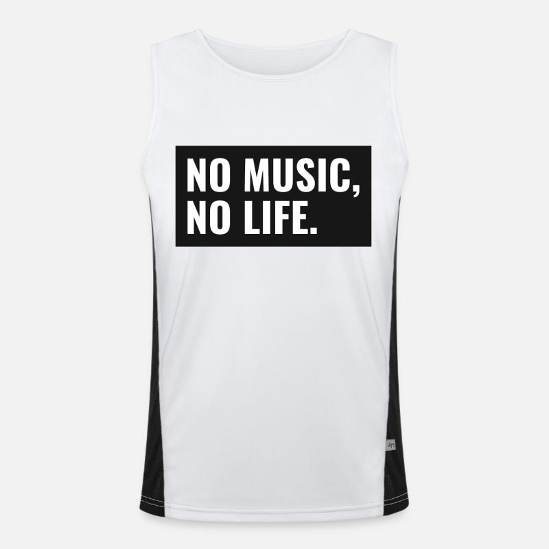 Pas de musique, pas de vie Débardeur respirant contrasté Homme 