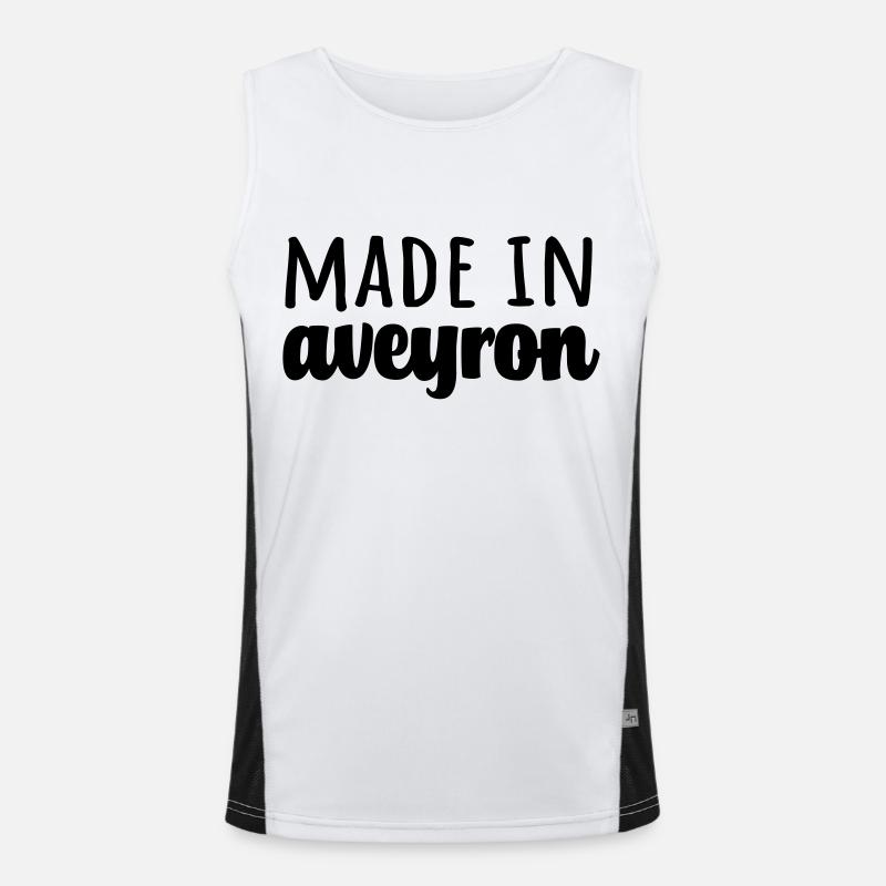 Made in Aveyron Men's Functional Contrast Tank Top 