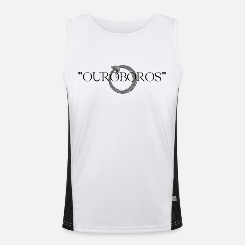 OUROBOROS Funktionelles Kontrast-Tank Top für Männer 