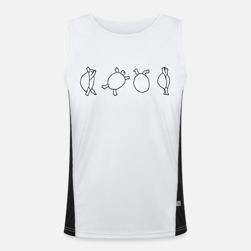 Roue Débardeur respirant contrasté Homme 