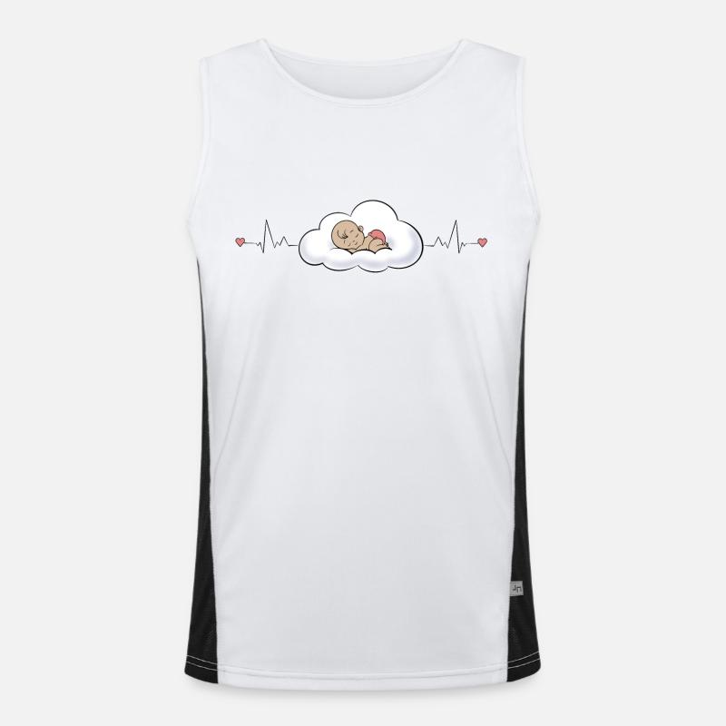 Baby Funktionelles Kontrast-Tank Top für Männer 