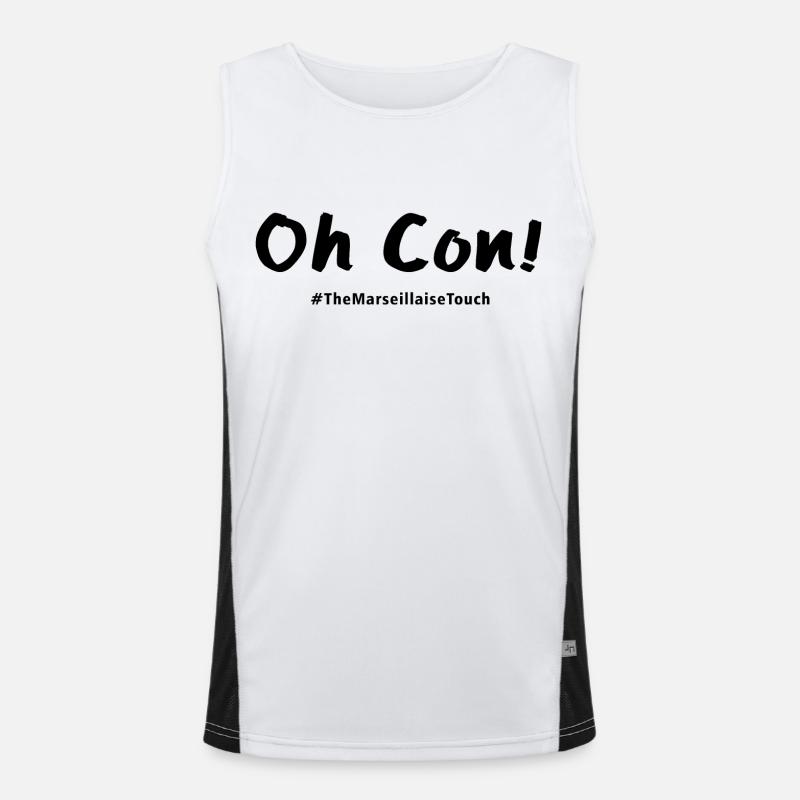 Oh con ! Débardeur respirant contrasté Homme 