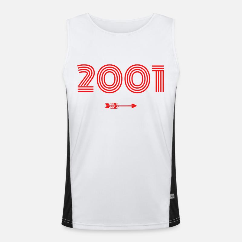 Né en 2001 Débardeur respirant contrasté Homme 