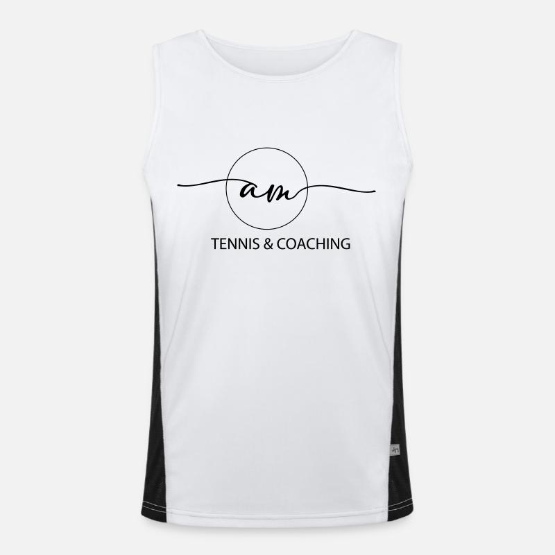 am logo Funktionelles Kontrast-Tank Top für Männer 