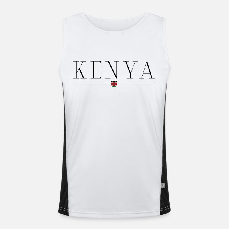 J’aime le Kenya Débardeur respirant contrasté Homme 