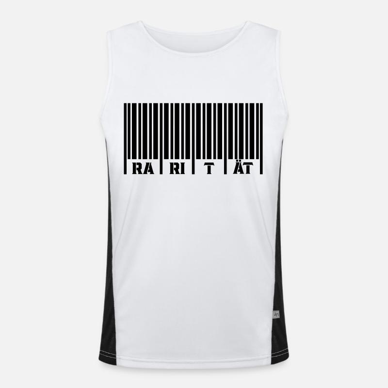 barcode rarität Funktionelles Kontrast-Tank Top für Männer 