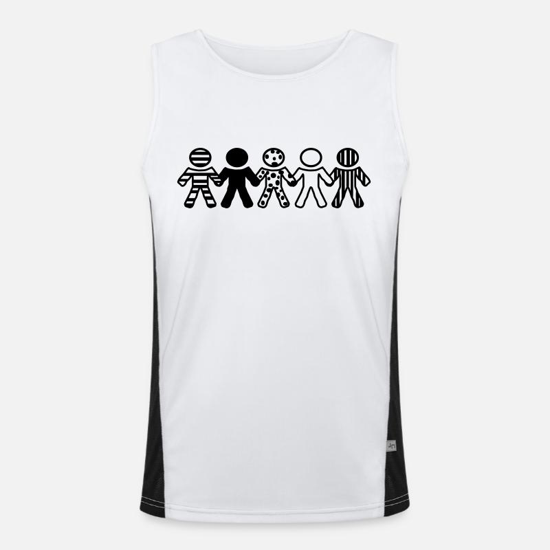 toleranz Funktionelles Kontrast-Tank Top für Männer 