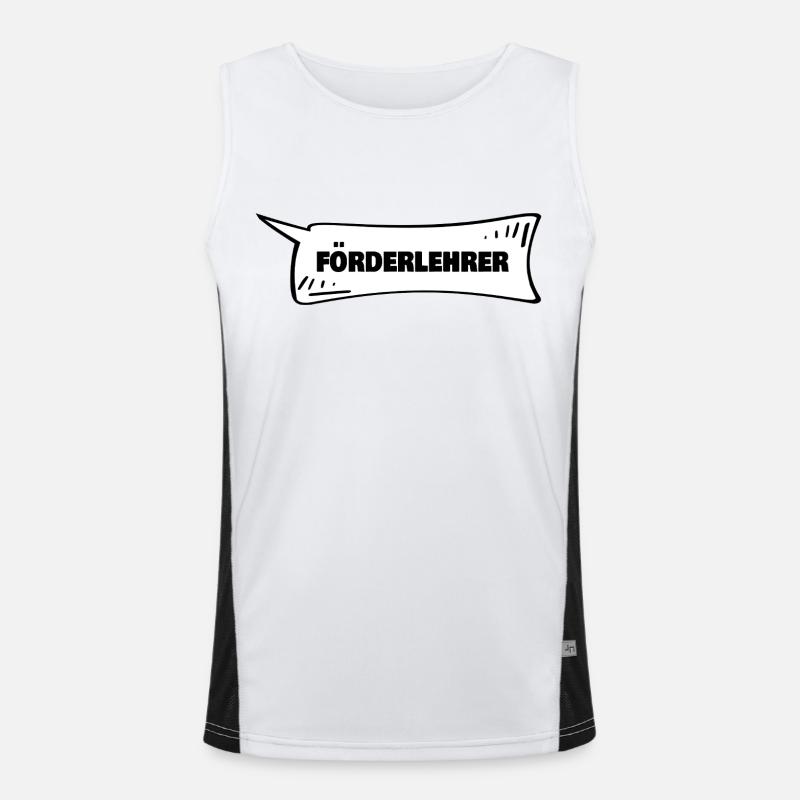 Gift for remedial teachers Men's Functional Contrast Tank Top 