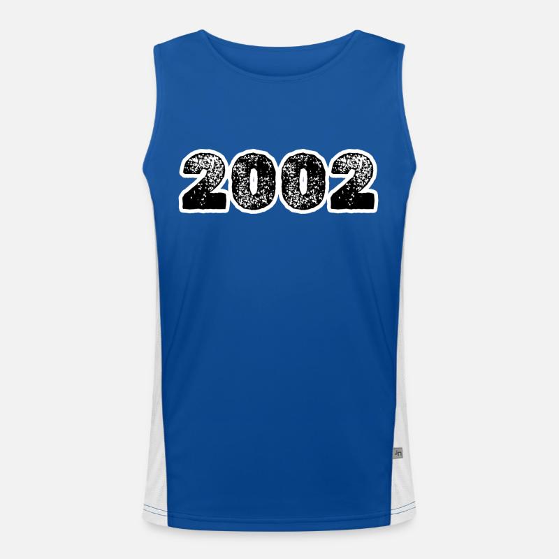 Jahr 2002 Funktionelles Kontrast-Tank Top für Männer 