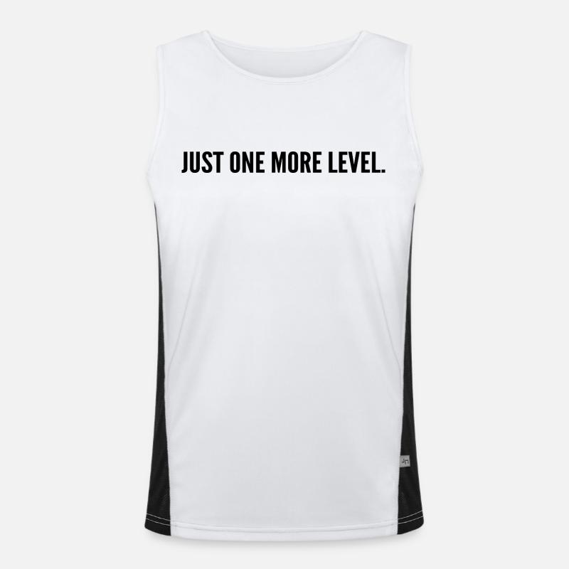 Nur noch eine Ebene Funktionelles Kontrast-Tank Top für Männer 