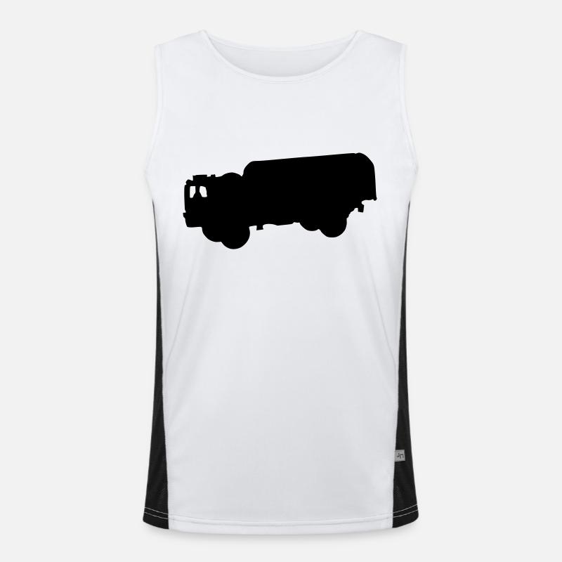 Transporter Funktionelles Kontrast-Tank Top für Männer 