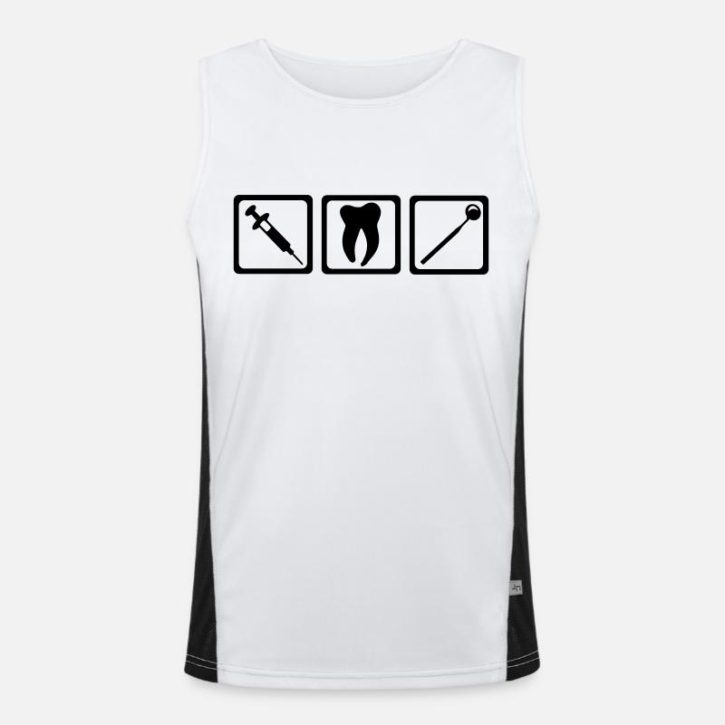Dentist - Teeth Men's Functional Contrast Tank Top 
