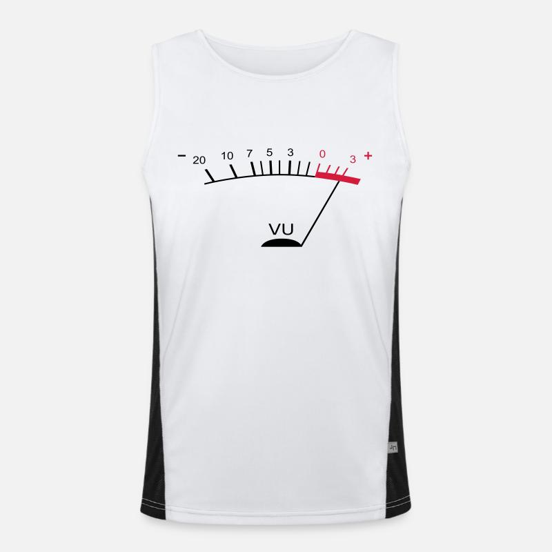 vu meter ii EN Men's Functional Contrast Tank Top 