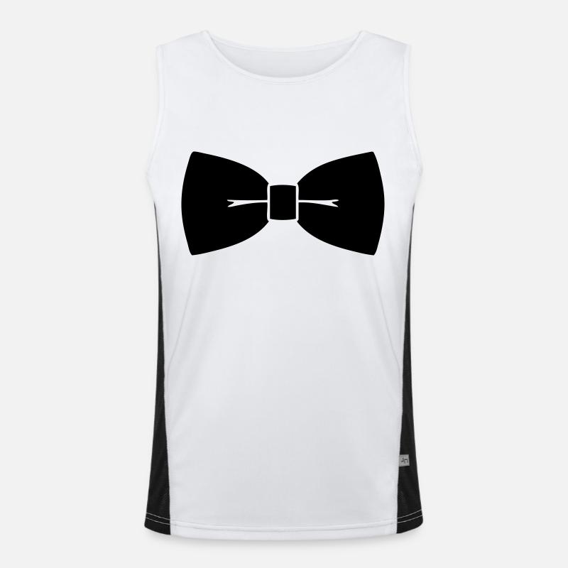 Bow-Tie Men's Functional Contrast Tank Top 